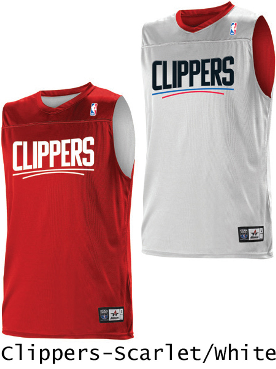 NBA and Overseas Reversible basketball practice jersey