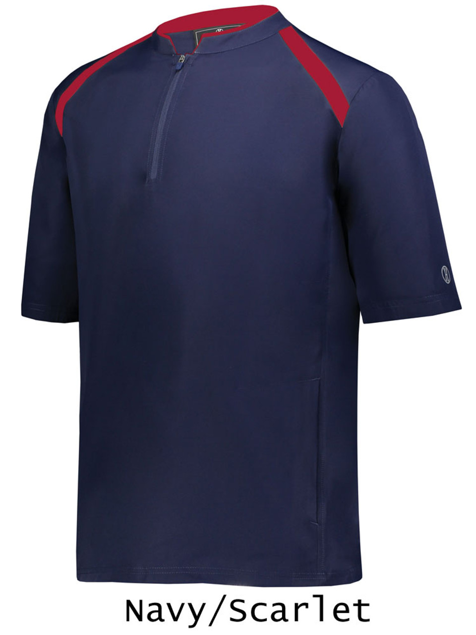 Louisville Slugger Adult Slugger Batting Cage Pullover with 1/4 Zip, Navy 