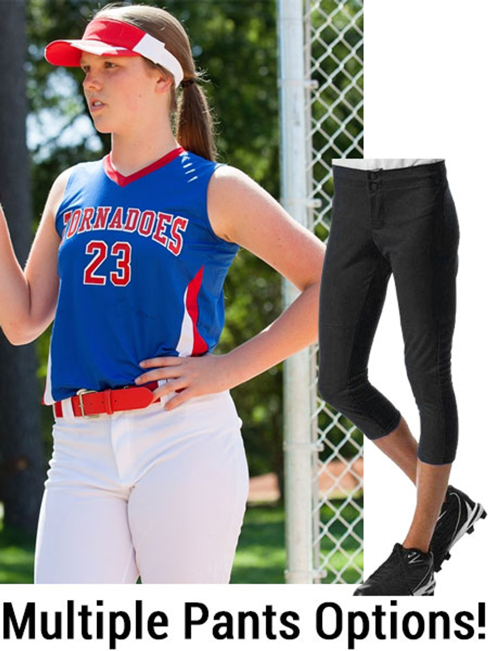 Womens/Girls Hurricane Softball Uniform Set - All Sports Uniforms