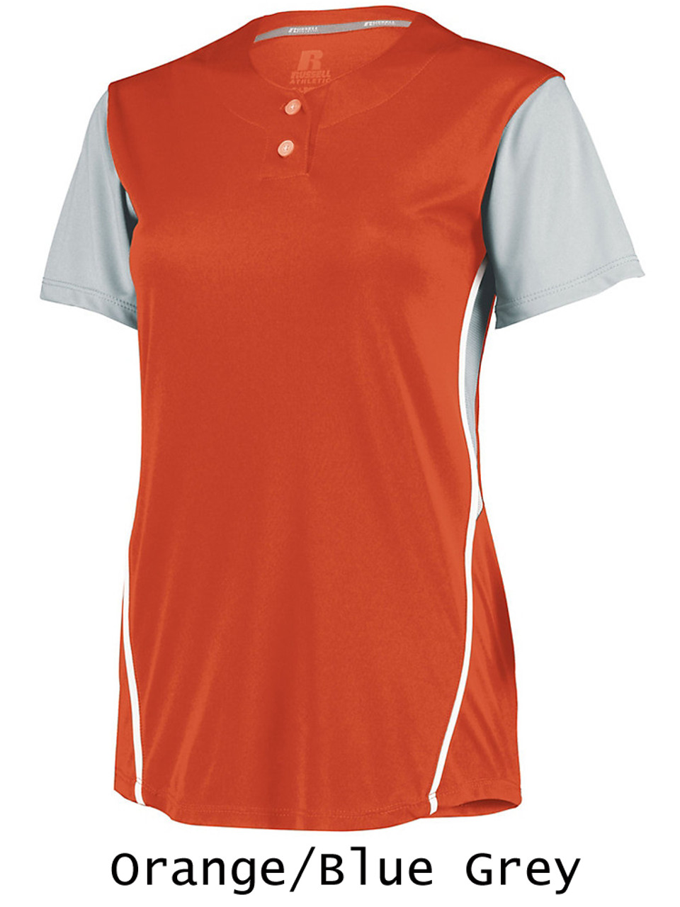 SFBJ170 - SOFTBALL 2-BUTTON JERSEY WOMENS/YOUTH PINHOLE MESH