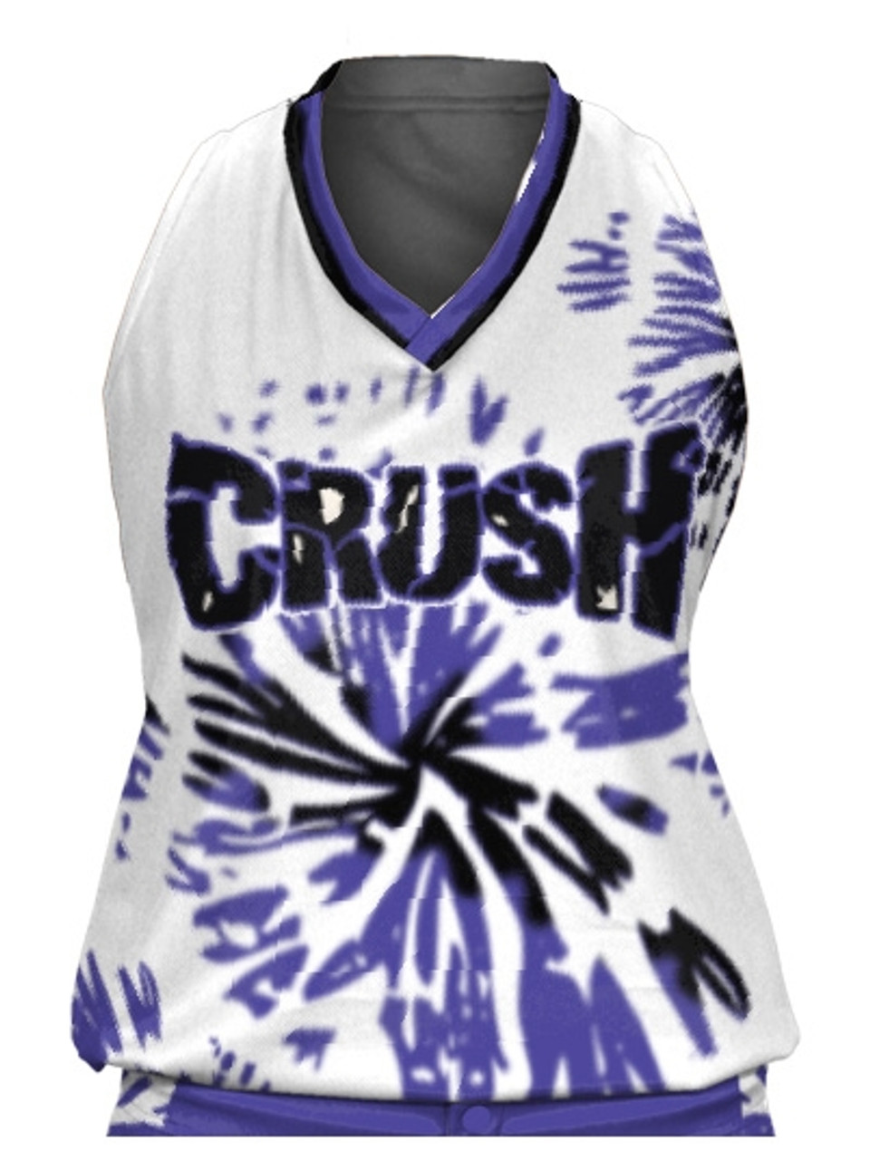 Control Series Premium - Womens/Girls Ombre Custom Sublimated Sleeveless Button Front Softball Jersey