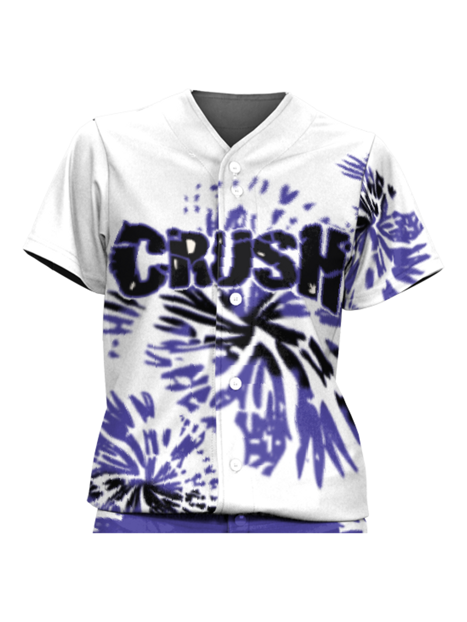 Quick Ship - Womens/Girls Tie Dye Custom Sublimated Softball