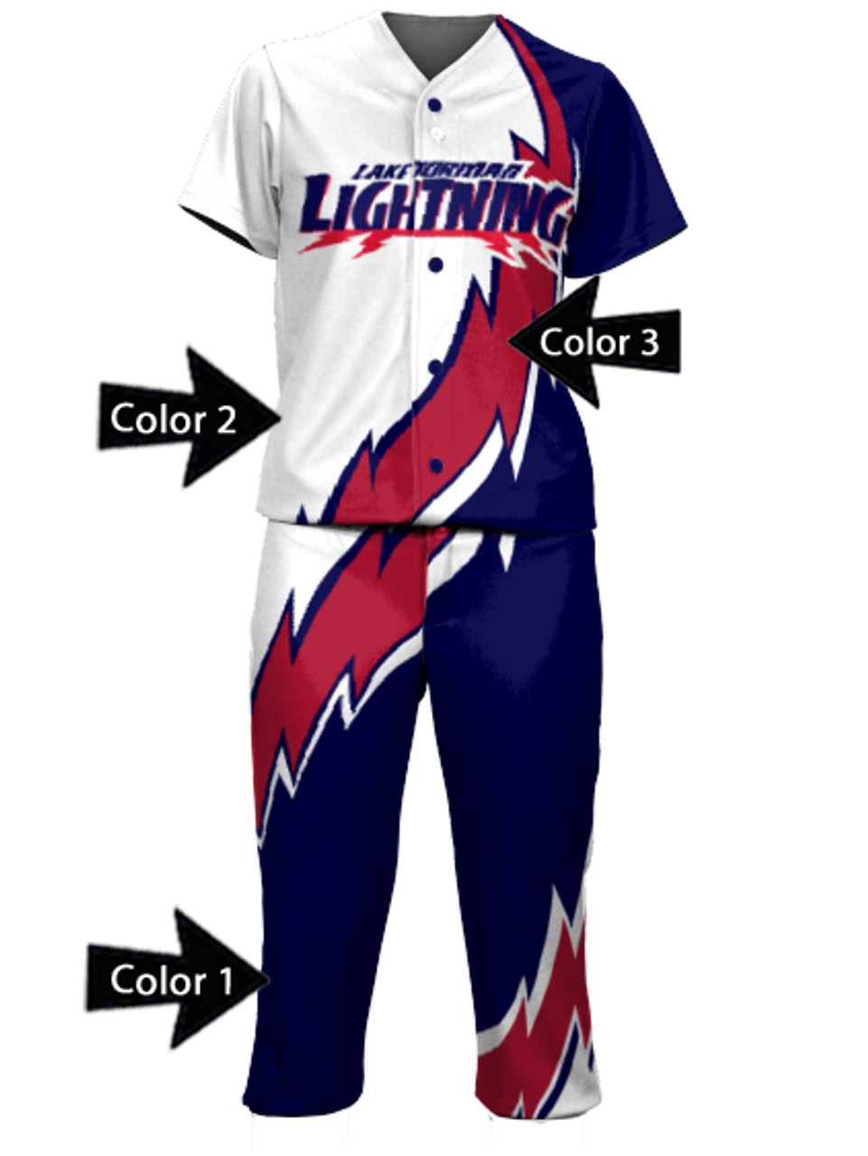 Thunderboltz Softball Jersey