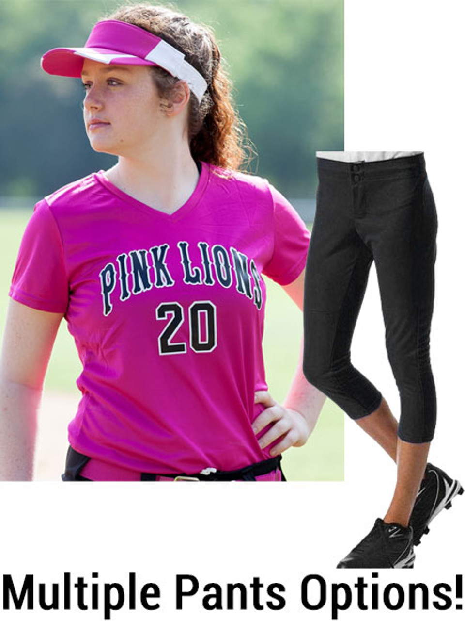 Womens/Girls Smooth Performance Cutter Softball Uniform Set