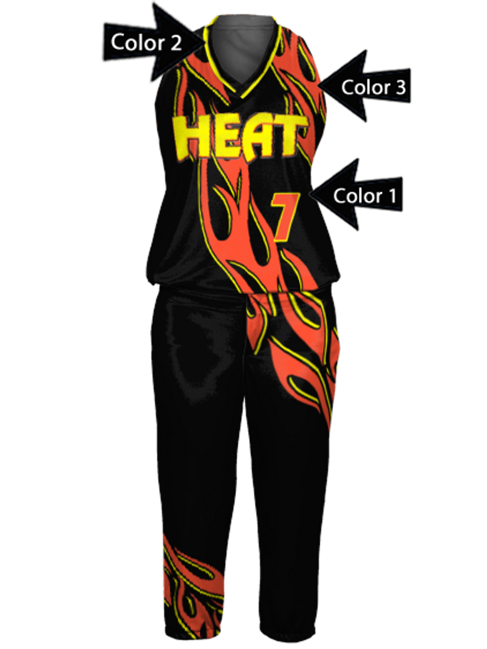 Softball Jersey Heat Style