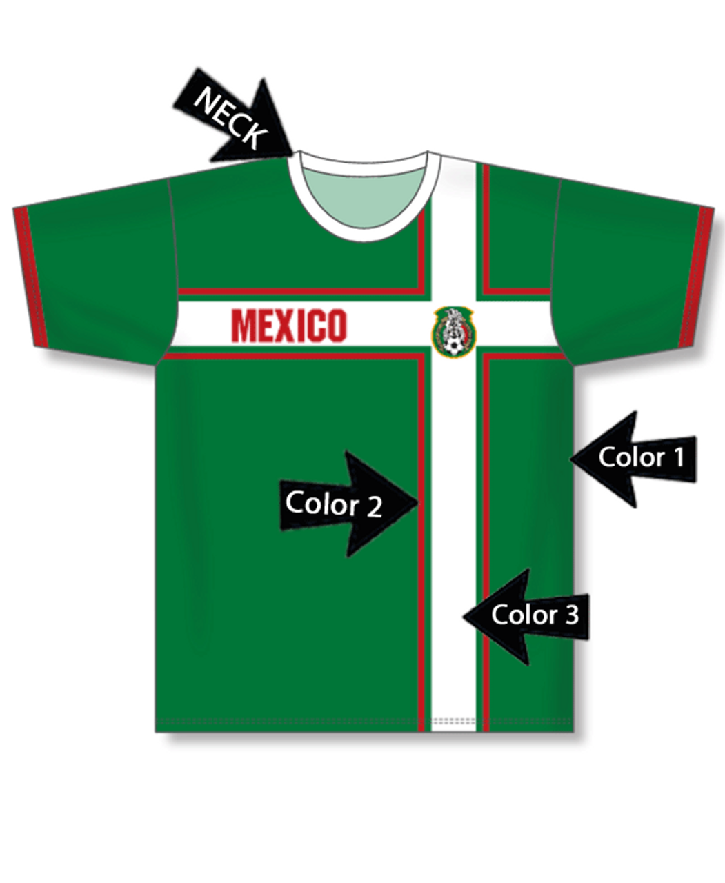 Custom Mexico Soccer Custom Jerseys, Mexico Soccer Jerseys