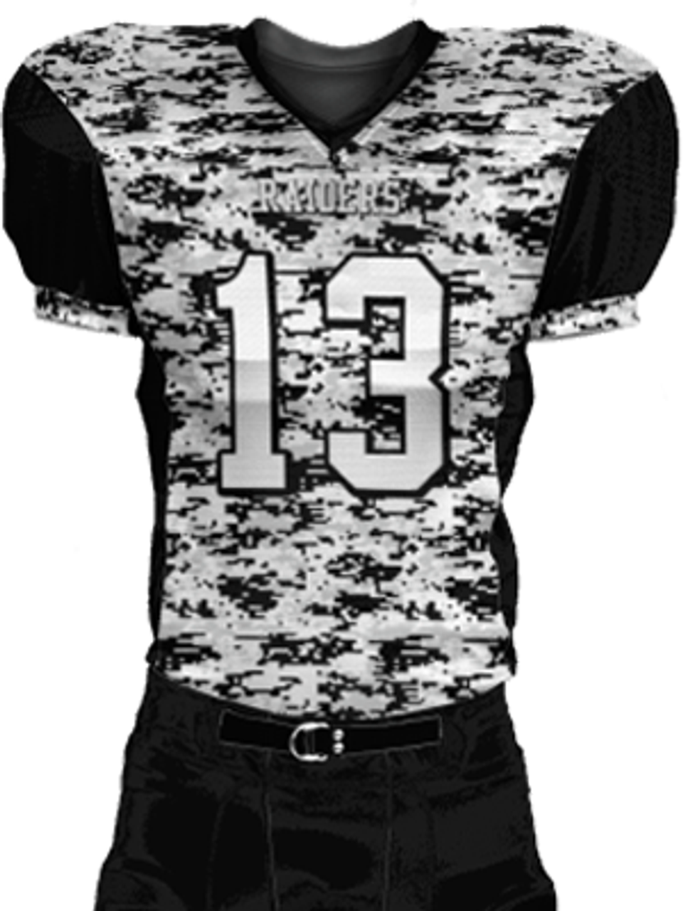 Source American football jersey custom with camo, football shirts  sublimated on m.