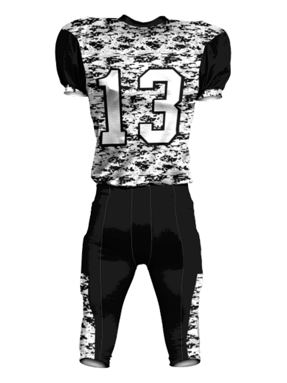 10 Custom American Football Uniforms Digital Sublimation Sets Jersey and  Pant++