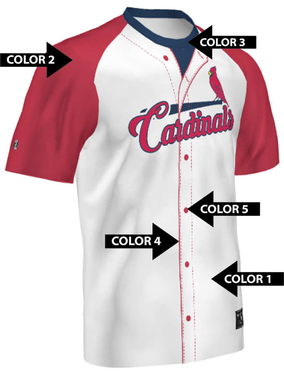 Replica Men's Baseball Jersey - 3 Color options