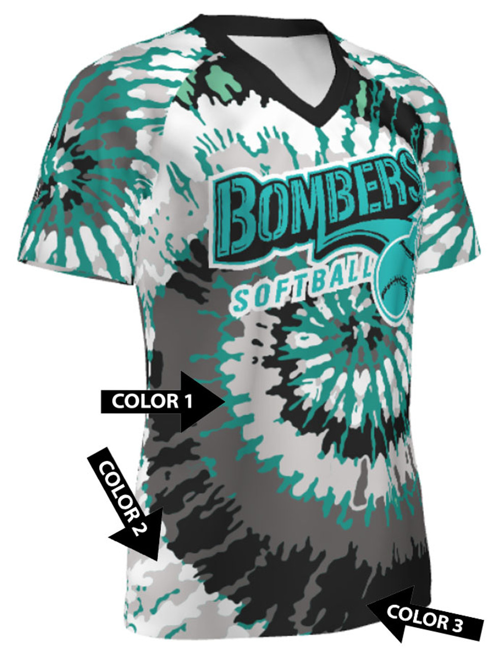 Custom Design Cheap Sublimated Polyester Quick Dry Softball