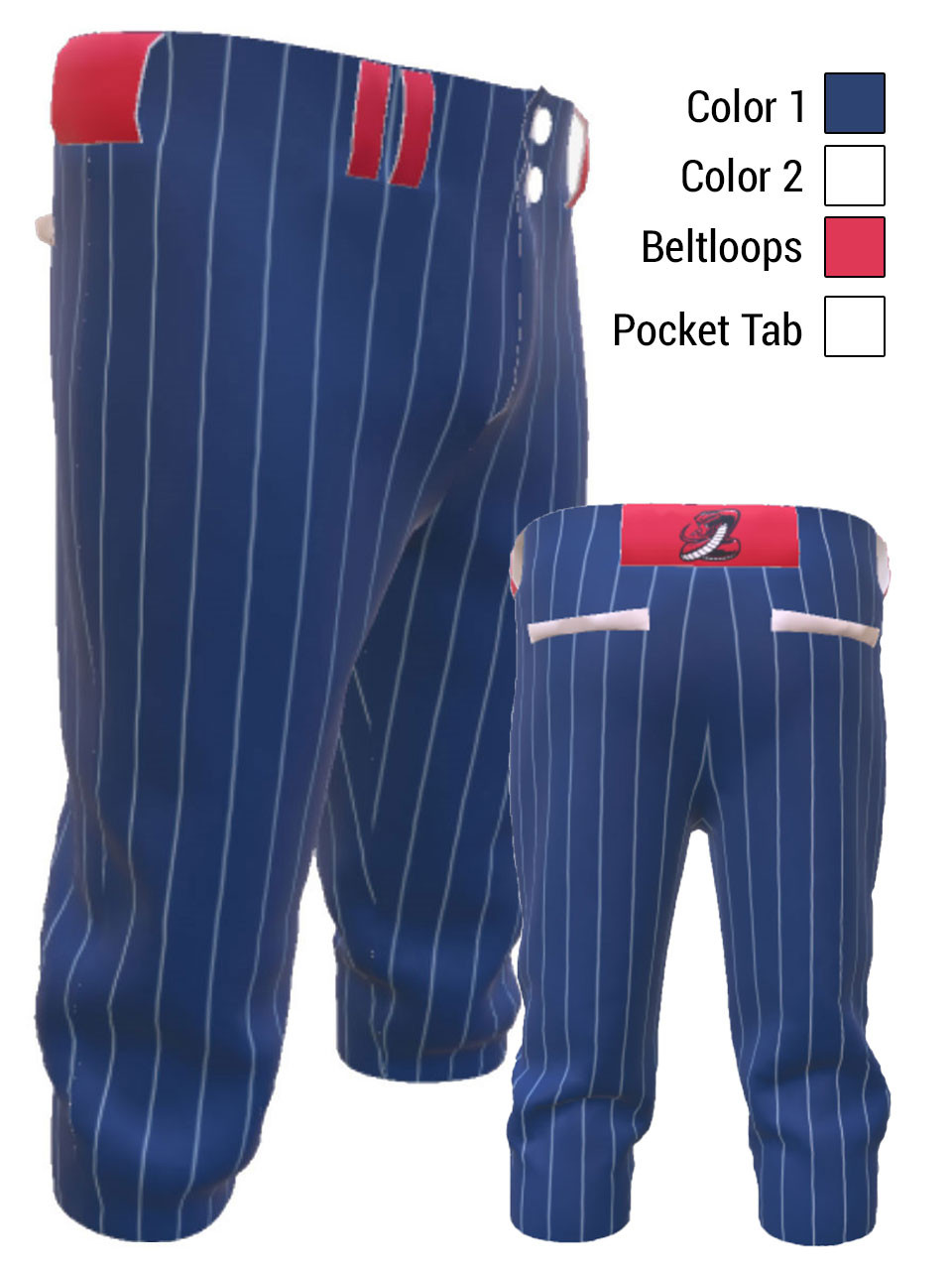 Control Series Premium Adult/Youth "Classic Pinstripes" Custom