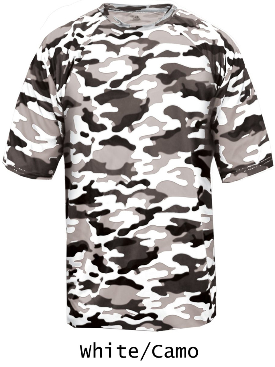 Excoolent Custom Name Blue and Grey Camouflage Army Pattern Baseball Jersey - Gift for Military Personnel