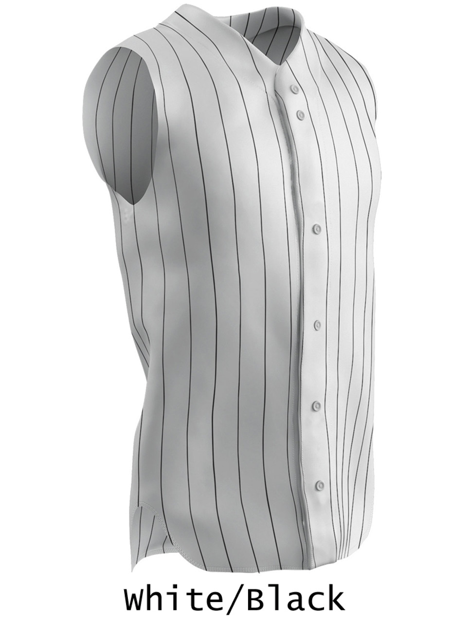 Elite Pinstripe FP Jersey SS No-Button