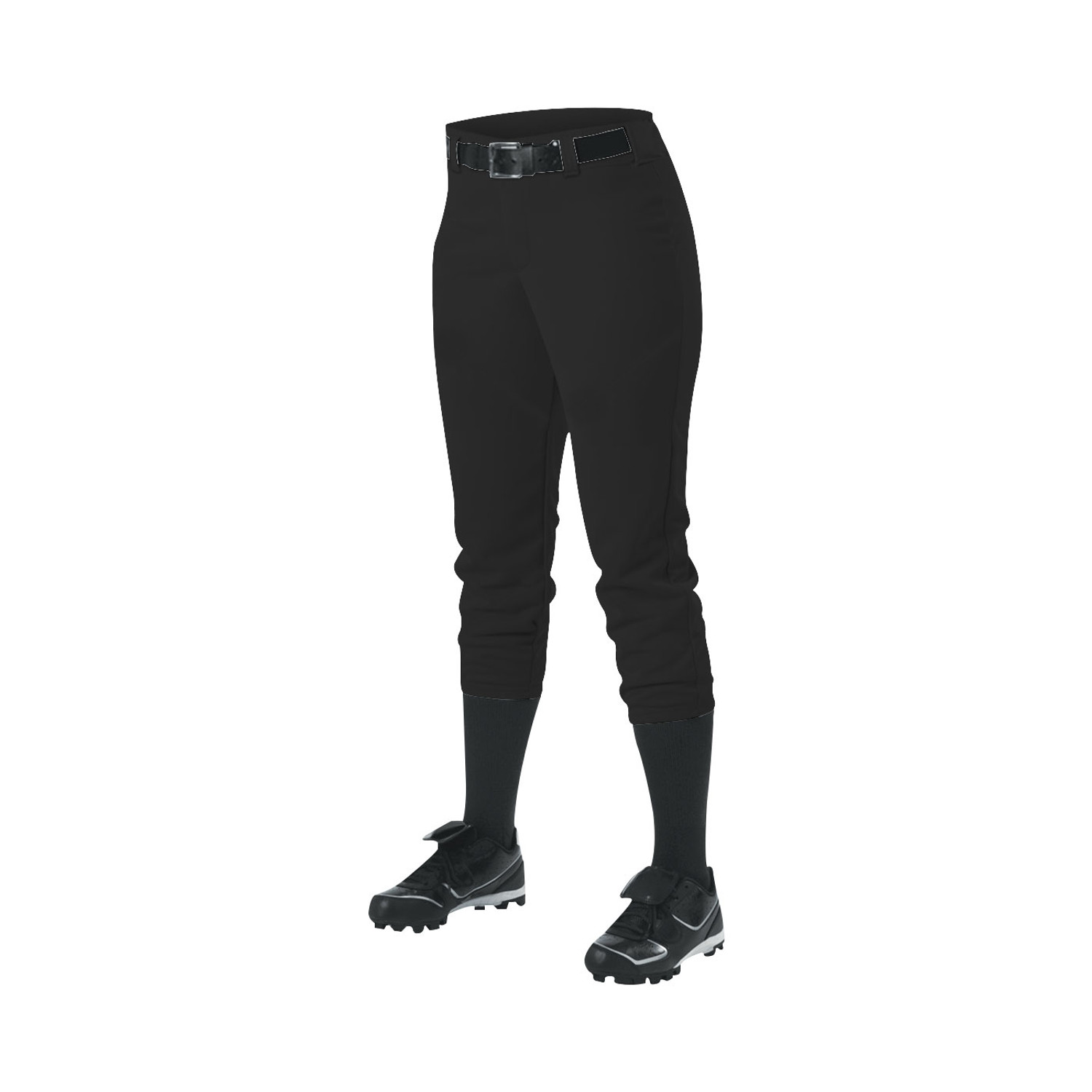 【KOOLOSET】Nylon Basketball Line Pants Low Rise Knicker Softball Pant | Womens 14 Oz Softball Pant