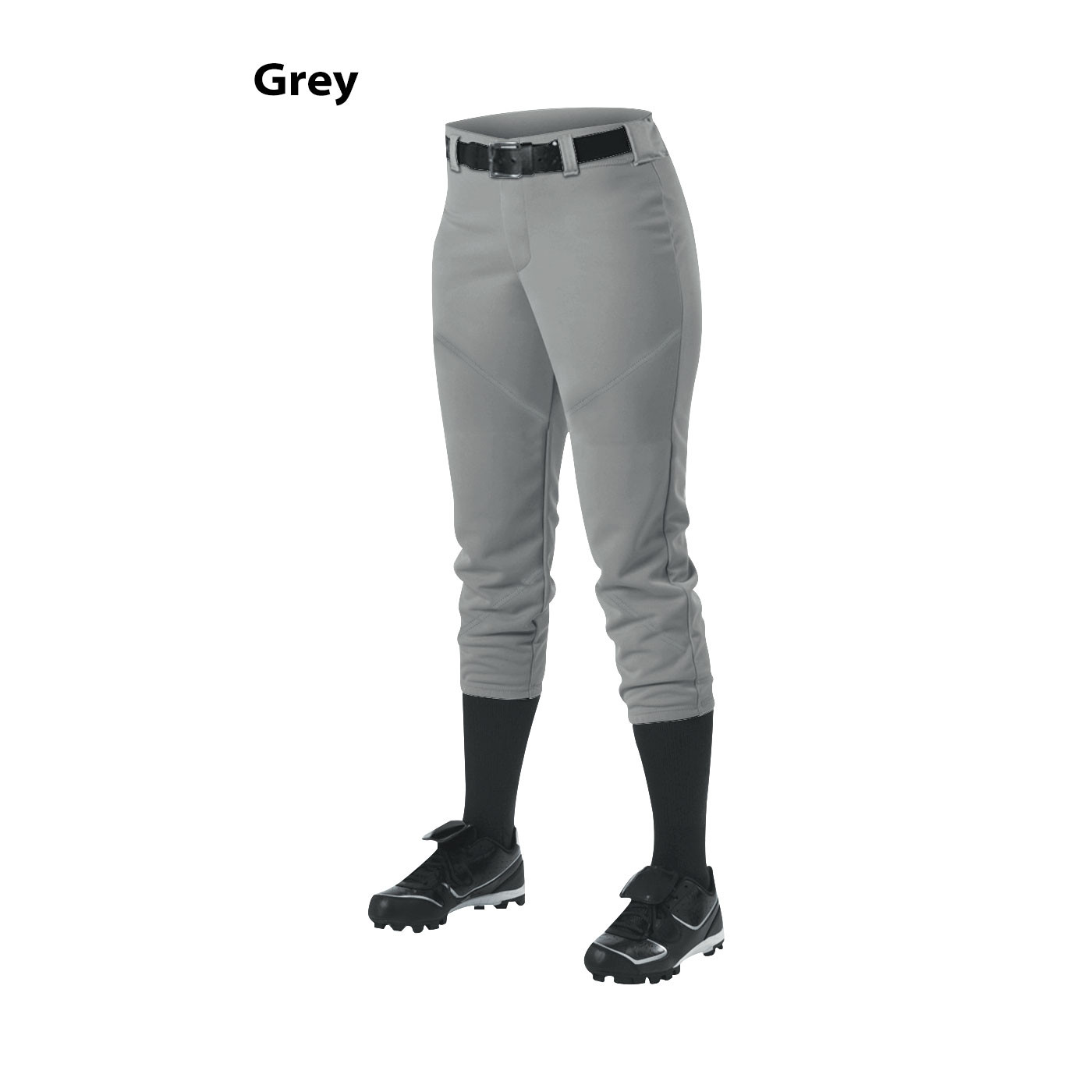 Pantaloni Pull-up Donna Champro Pantaloni Da Softball Da Donna A Vita Bassa In Poliestere Tradizionale Bianco Pantaloni Softball
