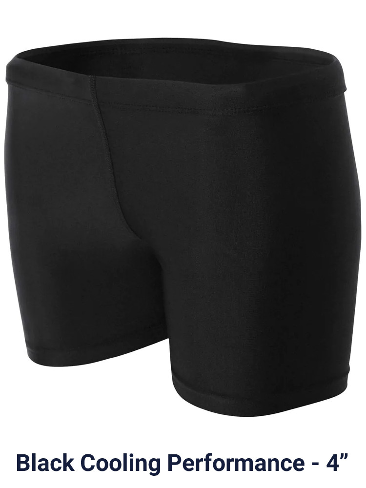 Volleyball Shorts Black Spandex Cheer Shorts Womens/Girls