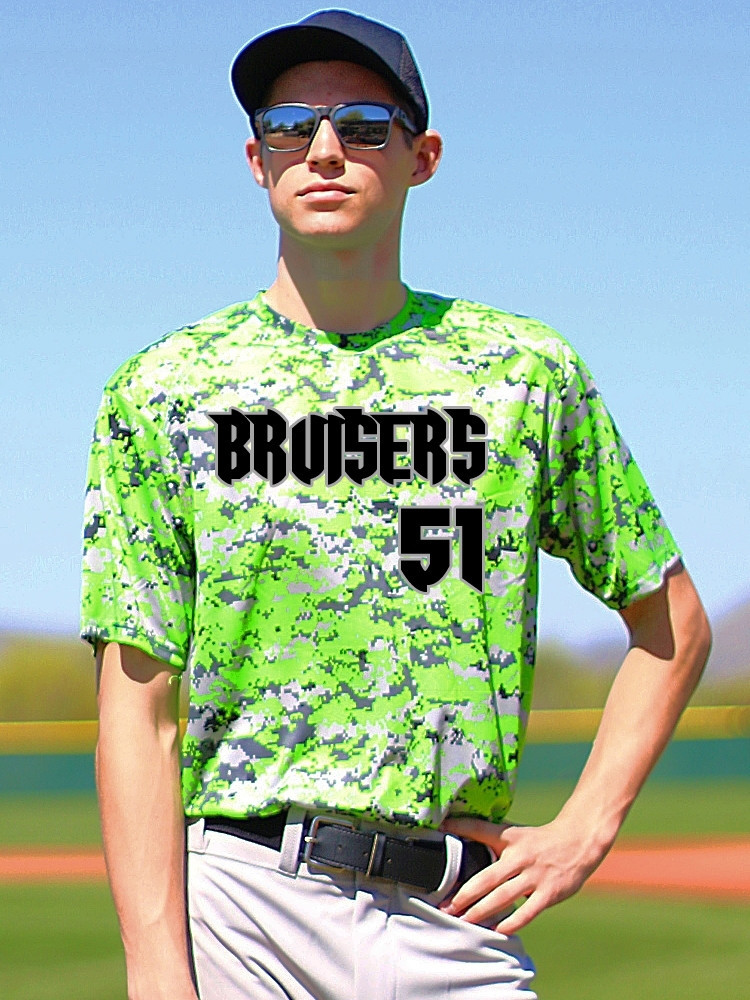 Baseball Shirt Digital Camo Baseball Jerseys Norfolk Tides
