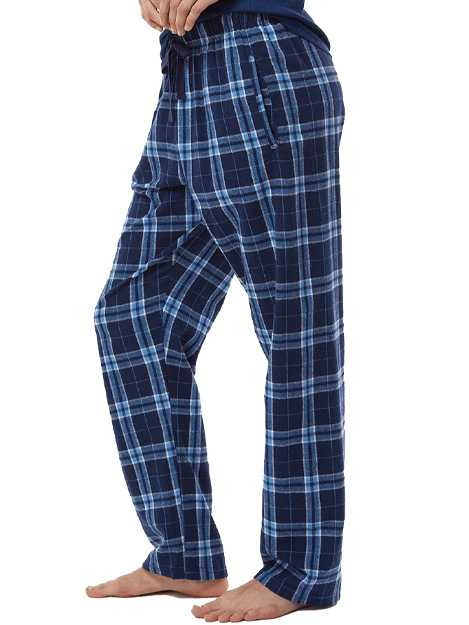 Blue Plaid Pants Pjs Followme Microfleece Mens Buffalo Plaid - Main Image