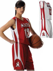 Womens/Girls "Desire" Reversible Basketball Uniform Set