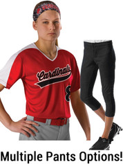 Womens/Girls "Phenom" Softball Uniform Set