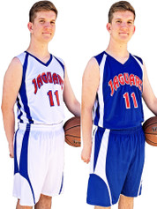 Adult/Youth "Lightweight Hardwood Classic" Reversible Basketball Uniform Set