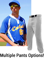 Adult/Youth "Hitting Streak" Two-Button Baseball Uniform Set