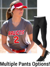 Womens "Cooling Performance Accent" Softball Uniform Set