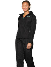 Womens "Hooded Mobility" Full Zip Lined Warm Up Set