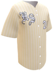 Control Series Premium - Adult/Youth "Classic" Custom Sublimated Button Front Baseball Jersey