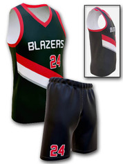 Control Series - Adult/Youth "Blazer" Custom Sublimated Basketball Set