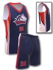 Control Series - Adult/Youth "Panther" Custom Sublimated Basketball Set