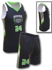Control Series - Womens/Girls "Charge" Custom Sublimated Basketball Set