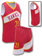 Control Series - Womens/Girls "Hawk" Custom Sublimated Basketball Set