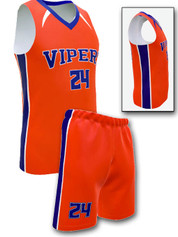 Control Series - Womens/Girls "Viper" Custom Sublimated Basketball Set
