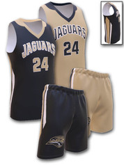 Control Series - Adult/Youth "Bighorn" Custom Sublimated Reversible Basketball Set