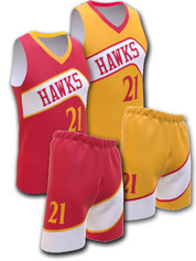 Control Series - Womens/Girls "Hawk" Custom Sublimated Reversible Basketball Set