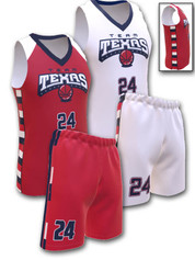 Control Series - Womens/Girls "Patriot" Custom Sublimated Reversible Basketball Set