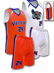 Control Series - Womens/Girls "Viper" Custom Sublimated Reversible Basketball Set