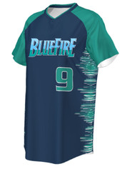 Control Series Premium - Womens/Girls "Sonar" Custom Sublimated 2 Button Softball Jersey