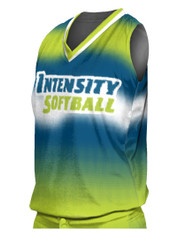 Control Series Premium - Womens/Girls "Northern Lights" Custom Sublimated Racerback Softball Jersey