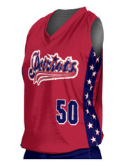 Control Series Premium - Womens/Girls "Stars" Custom Sublimated Racerback Softball Jersey