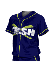 Control Series Premium - Womens/Girls "1 Color Piping" Custom Sublimated Button Front Softball Jersey