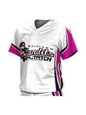 Control Series Premium - Womens/Girls "Punchout" Custom Sublimated Button Front Softball Jersey