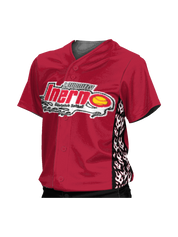 Control Series Premium - Womens/Girls "Side Flames" Custom Sublimated Button Front Softball Jersey