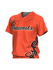 Control Series Premium - Womens/Girls "Tribal" Custom Sublimated Button Front Softball Jersey