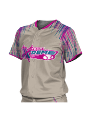 Control Series Premium - Womens/Girls "Wheelhouse" Custom Sublimated Button Front Softball Jersey