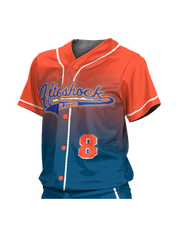 Control Series Premium - Womens/Girls "Ombre" Custom Sublimated Button Front Softball Jersey