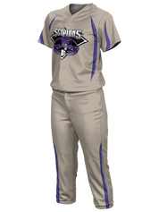 Control Series Premium - Womens/Girls "Warrior" Custom Sublimated Button Front Softball Set