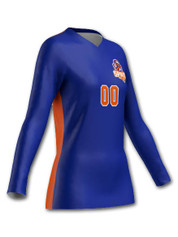 Control Series Premium - Womens/Girls "Back Pattern" Custom Sublimated Volleyball Jersey