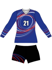 Control Series Premium - Womens/Girls "Ace" Custom Sublimated Volleyball Set